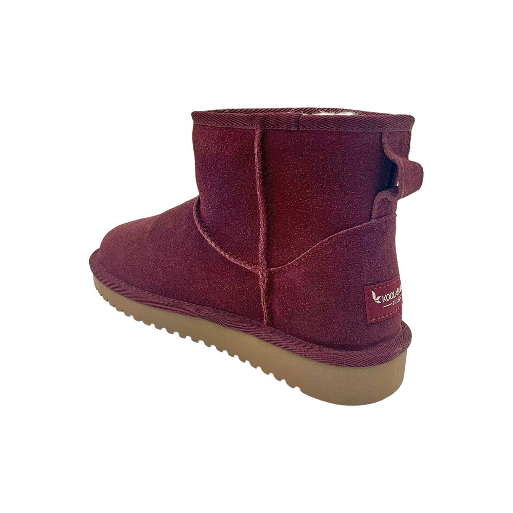 Koolaburra by UGG Women's Suede Mini Boots Koola Windsor Wine - Medium - Picture 3 of 3